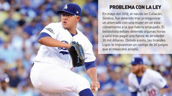 Destaca Julio Urías por su gran dedicación