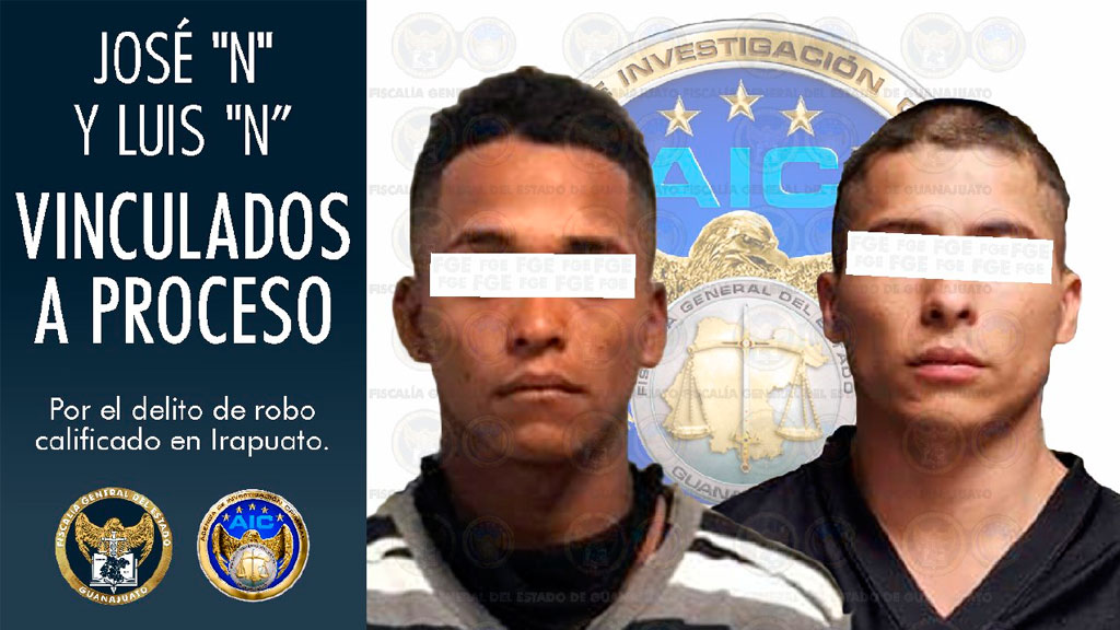 Vinculan a proceso a hermanos ladrones en Irapuato