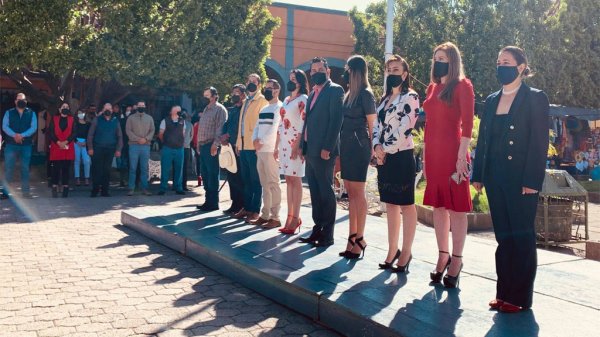 Autoridades de Coroneo y Jerécuaro conmemoran el día de la Revolución Mexicana