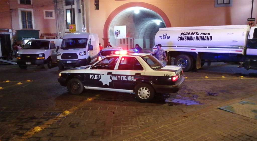 Cierran túnel en la capital para grabar telenovela