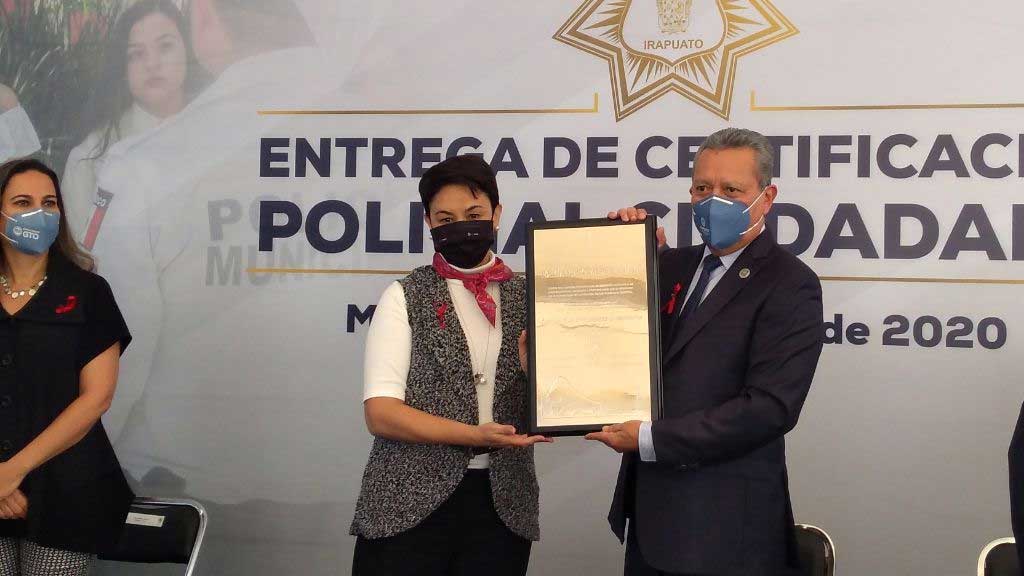 Recibe Irapuato la Certificación Policial Ciudadana