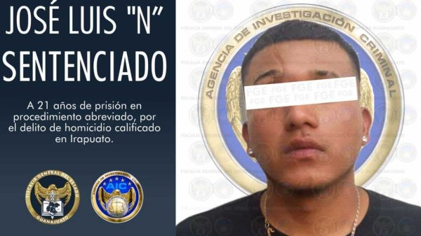 Dan 21 años de cárcel a homicida de Irapuato