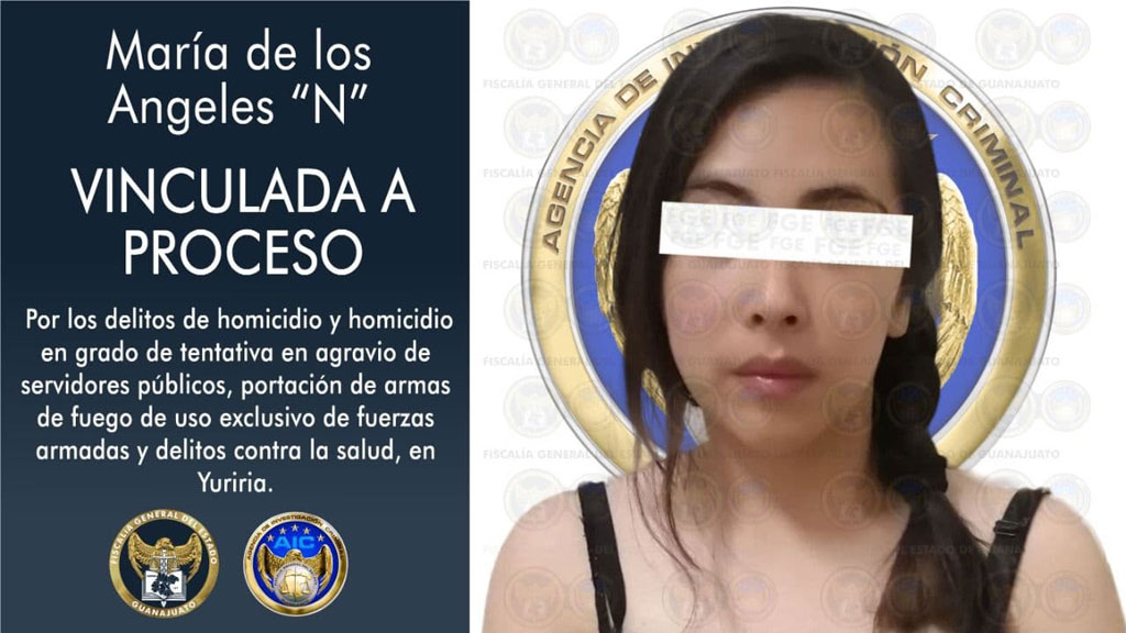 Homicida de peritos de la AIC es vinculada a proceso penal