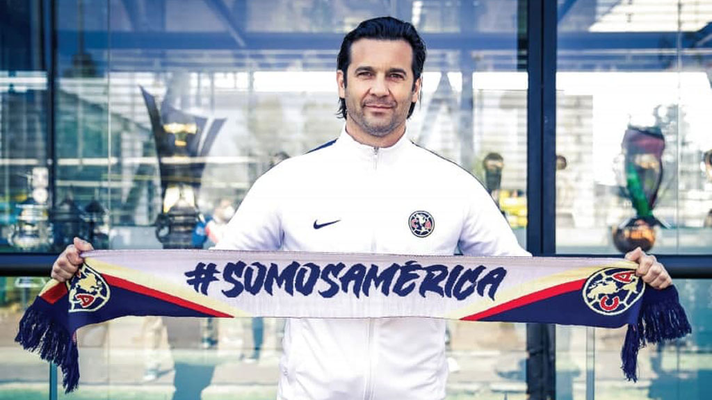 Solari dirigió su primer entrenamiento con América