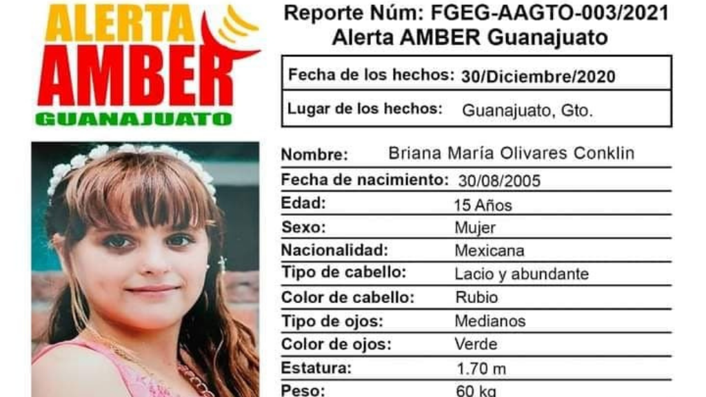 Activan Alerta Amber por joven guanajuatense; ella denuncia presunto abuso por su tío