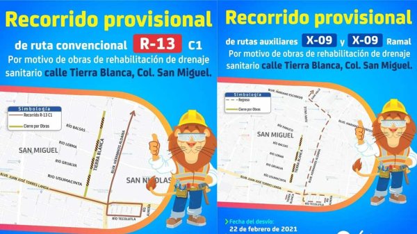 Cerrarán calles de la colonia San Miguel por obras de SAPAL