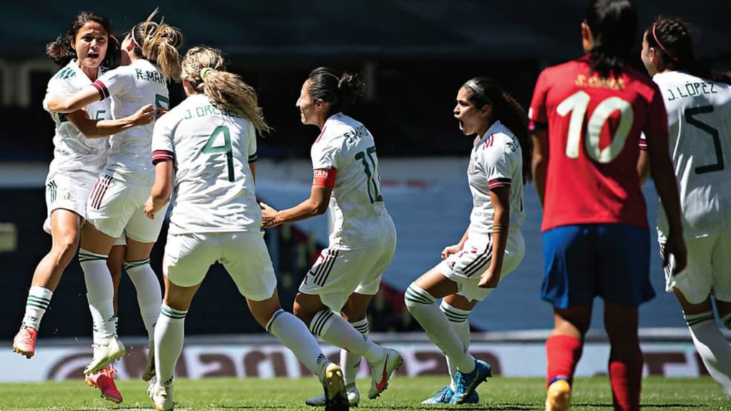 Mónica Vergara debuta como técnico del tricolor y propinan goleada