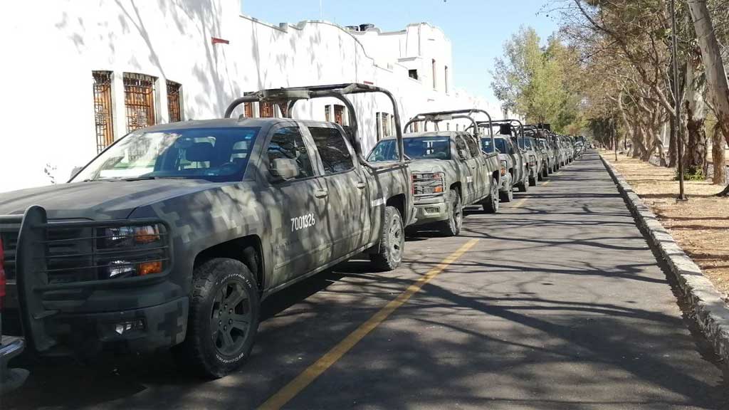 Llegan mil elementos de la SEDENA a Salamanca