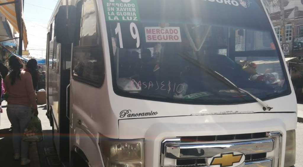 Piden denunciar alza en tarifa de transporte