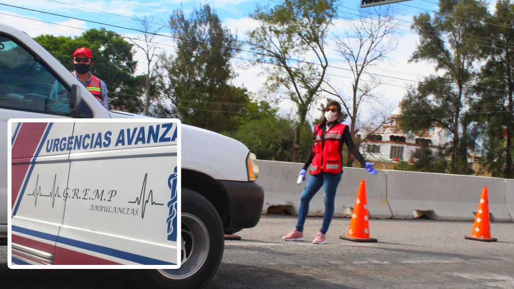 Detienen a personal de ambulancia de Querétaro por agredir a PC