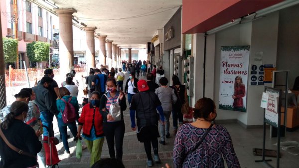 Crece 50% afluencia de personas en zona centro de Irapuato