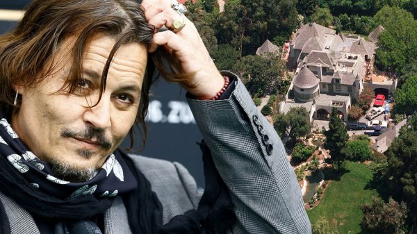 Vagabundo se ‘autoinvita’ a la mansión de Johnny Deep