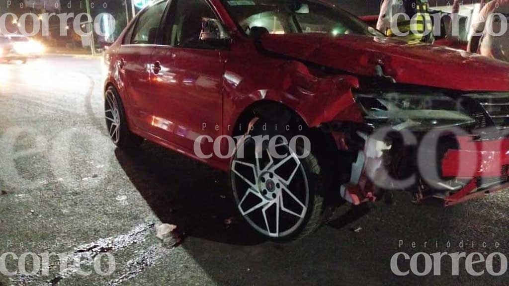 Motociclista fue arrastrado por un carro sobre la avenida Tecnológico en Celaya