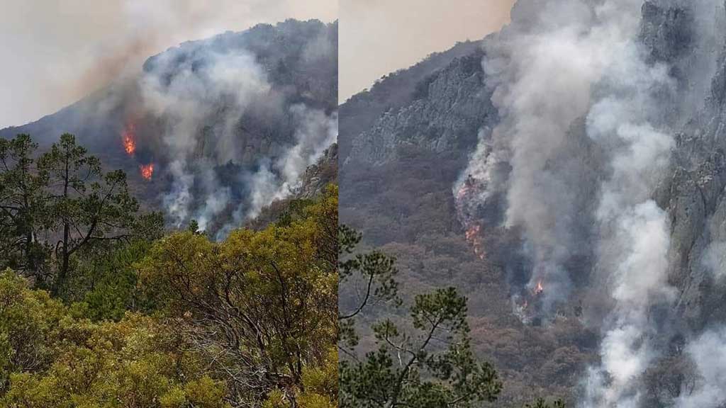 San Miguel de Allende y Comonfort se unen para controlar incendio en la zona serrana de San José Iturbide