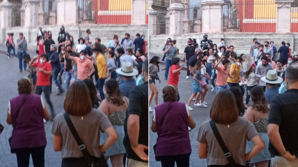 Vuelven las coreografías, sin sana distancia, a la capital