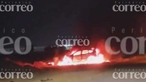 Incendian vehículo y ejecutan a un hombre en Celaya