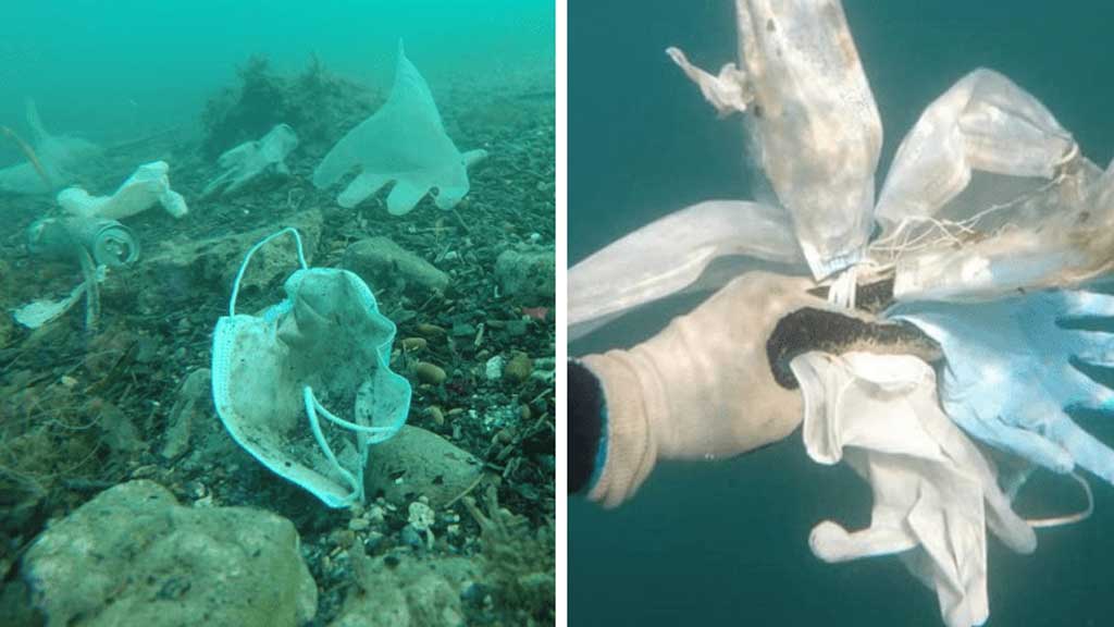 Alrededor del 75% de los cubreboca terminarán flotando en los mares si gobiernos no actúan: ONU