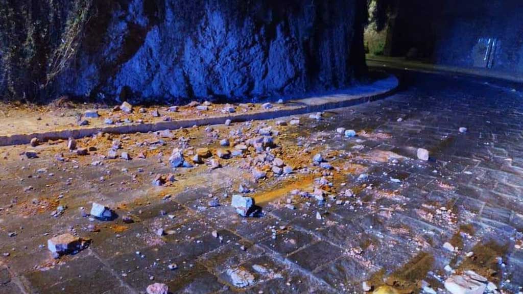 Fuertes vientos provocan afectaciones en el puente Tepetapa