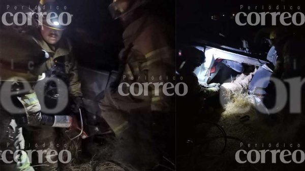 Volcadura en la Silao-San Felipe deja a un muerto y dos lesionados