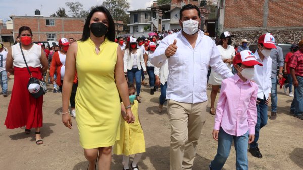 Luis Mondragón inicia su campaña de reelección en Jerécuaro