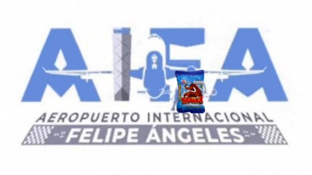 Critican con memes el logo del Aeropuerto de Santa Lucía