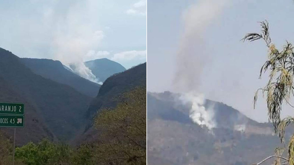 Se incendia la Sierra Gorda; habitantes piden ayuda