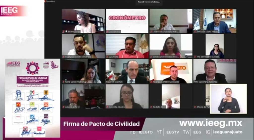 Partidos firman el pacto de civilidad para las campañas