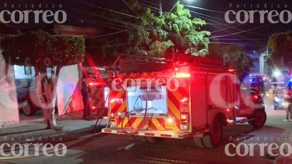 Flamazo dentro de una casa en León deja a un hombre y dos menores lesionados