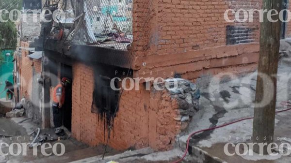 Incendia su casa en Guanajuato Capital mientras estaba drogado