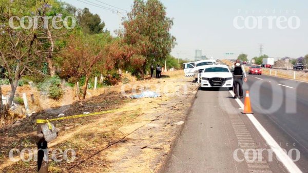 Subagente de la Guardia Nacional muere en accidente de tráiler en Apaseo el Grande