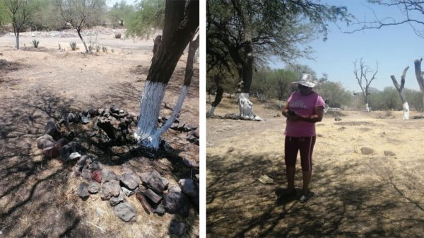 Rescatan vecinos zona arqueológica en El Peñón