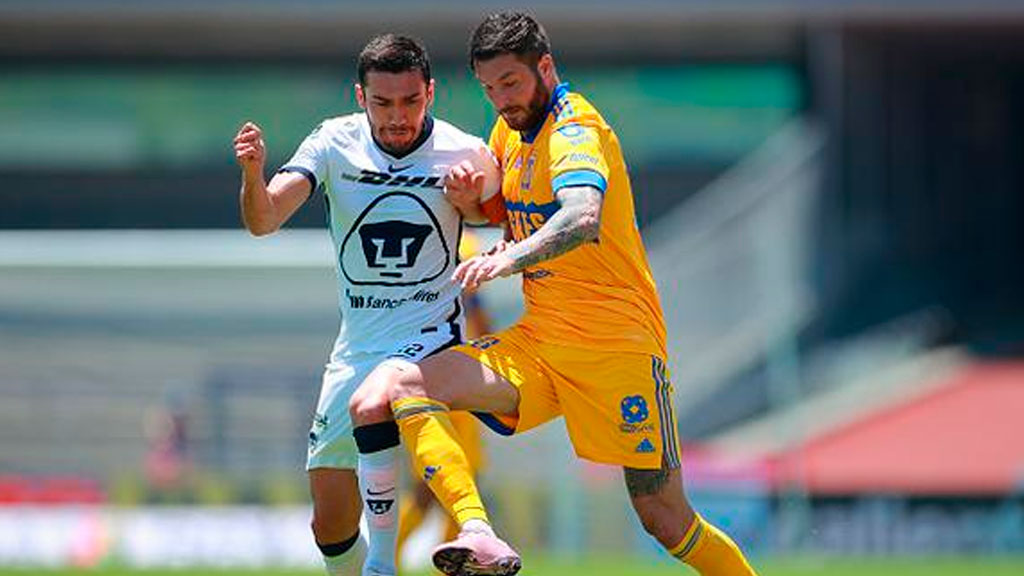 Pumas y Tigres empatan sin anotaciones