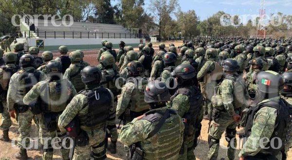 Llegan mil elementos del Ejército para reforzar seguridad de Celaya, León y los Apaseos