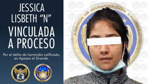 Vinculan a proceso a Jessica por asesinar a un hombre en Apaseo el Grande