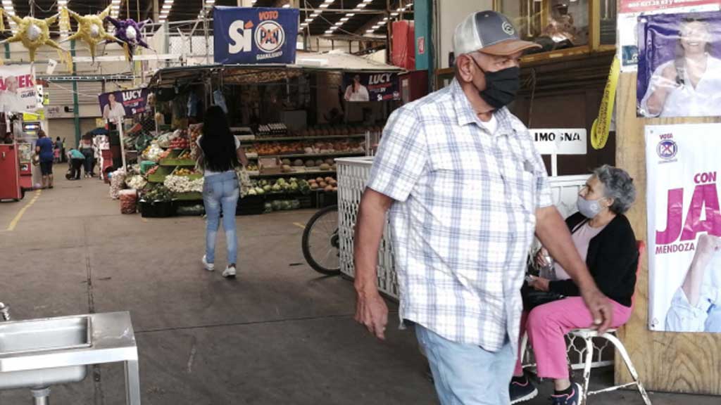 Olvidan filtros sanitarios en mercado El Dorado, en Celaya