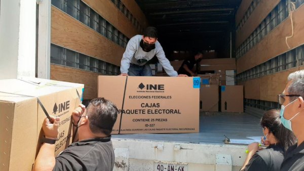 Recibe INE en Guanajuato material y documentación para elecciones