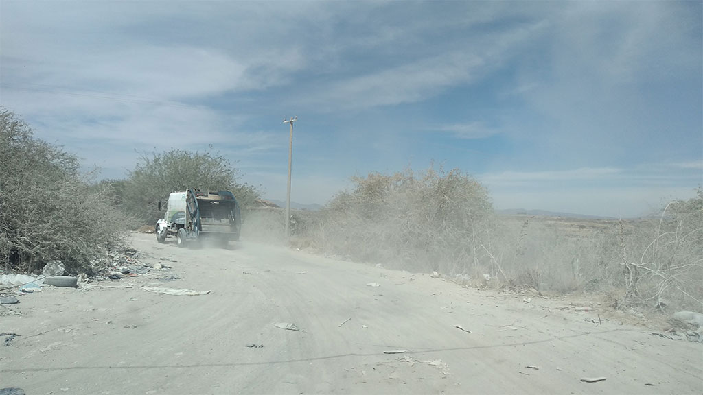 Camino hacia el Relleno Sanitario de Irapuato se encuentra en pésimas condiciones