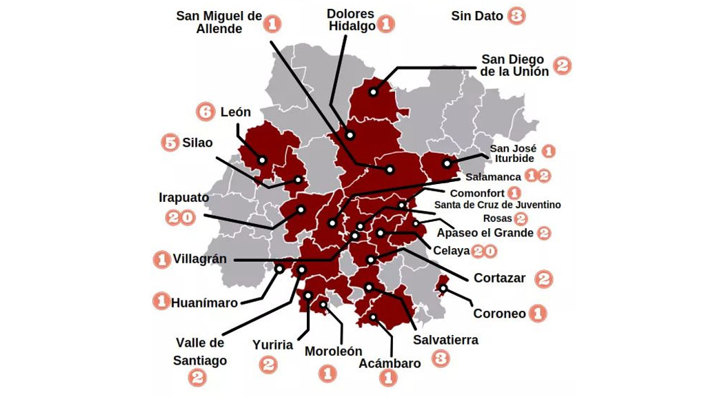 Guanajuato mantiene nivel de secuestros en el primer trimestre de 2021