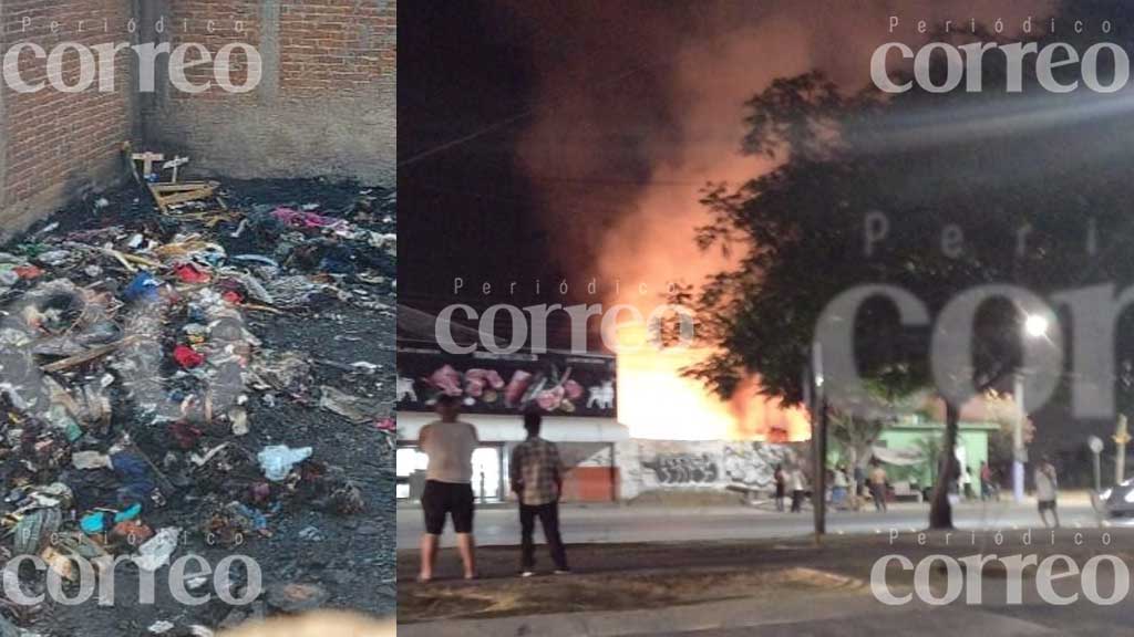 Fuerte incendio deja a un hombre muerto en León