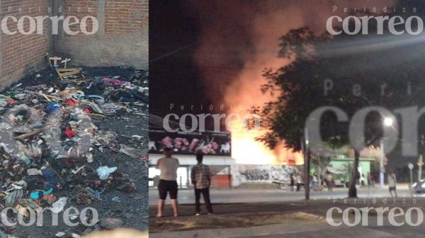 Fuerte incendio deja a un hombre muerto en León