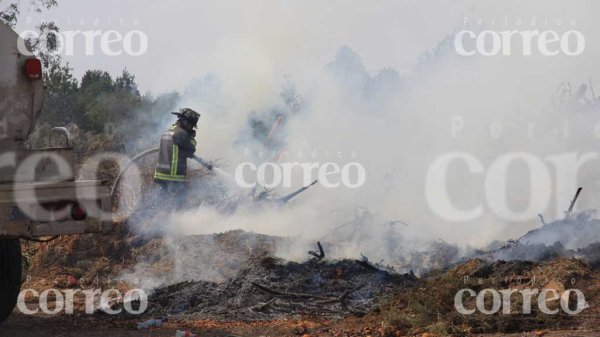 Se incendia el vivero municipal de San Miguel de Allende