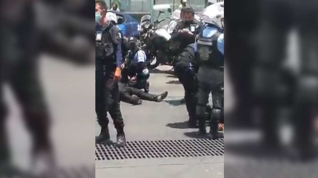 Conductor arrolla a policías durante persecución en pleno centro de León