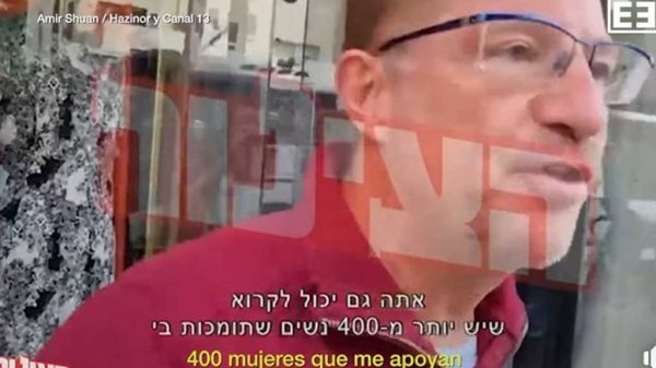 Video: Reaparece Andrés Roemer en Israel, forcejeando con policías