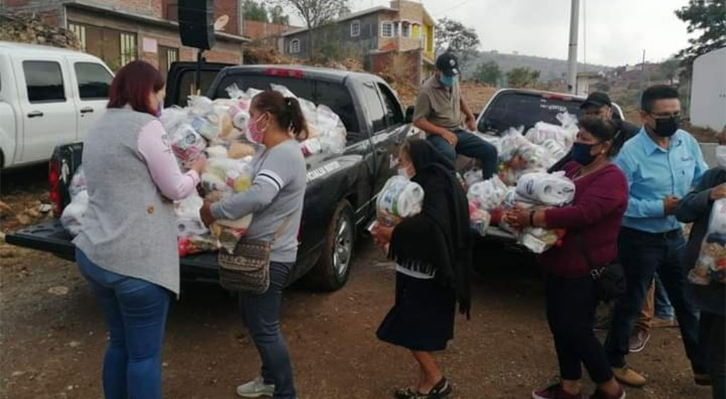 Violan veda electoral en Pénjamo tras la entrega de despensas