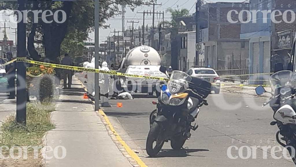 Hombre muere arrollado por un pipa de gas en León