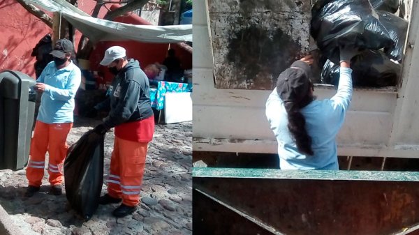 Ni con total de su plantilla, Servicio de Limpia logra cubrir al 100% Guanajuato Capital