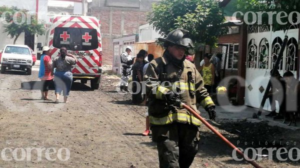 Incendio en colonia de Salamanca causa crisis nerviosas