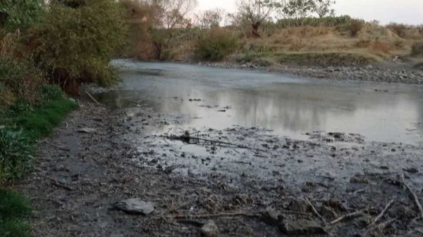 Salamanca: Presunta descarga clandestina de residuos deja terrible contaminación en el río Laja