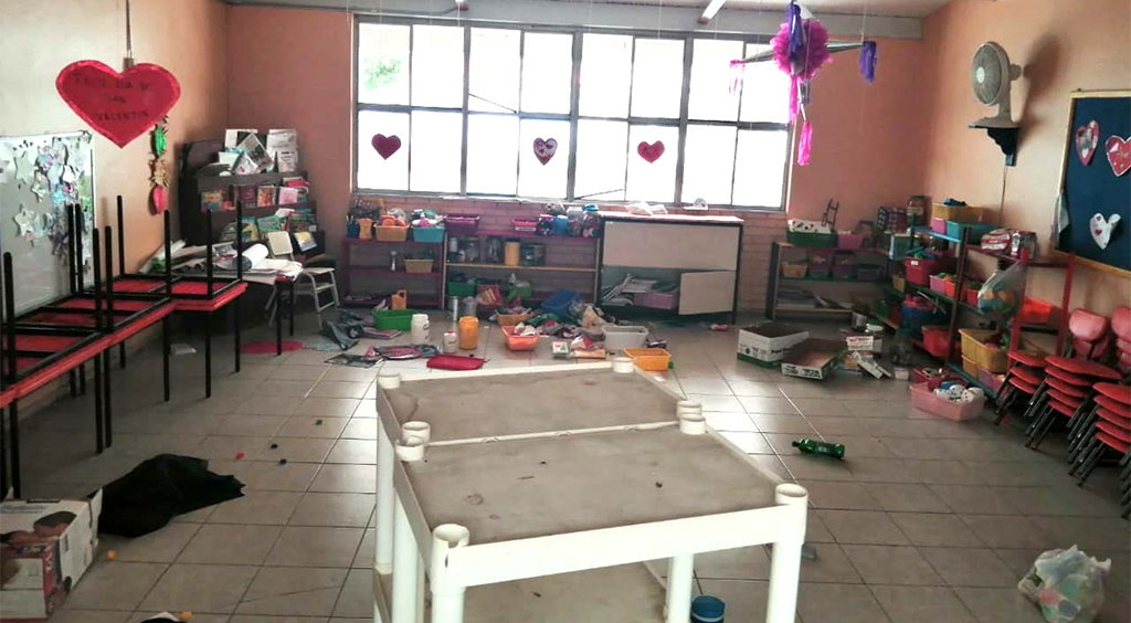 Abandono de escuelas por pandemia ha dejado 180 casos de robo a planteles en Guanajuato