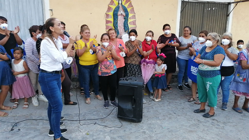 Sigue Rocío Ambriz recibiendo el apoyo para ser diputada federal